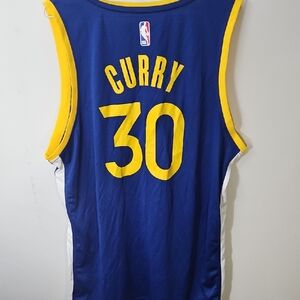 NBA Steph Curry Jersey (Blank On Front)  XL
